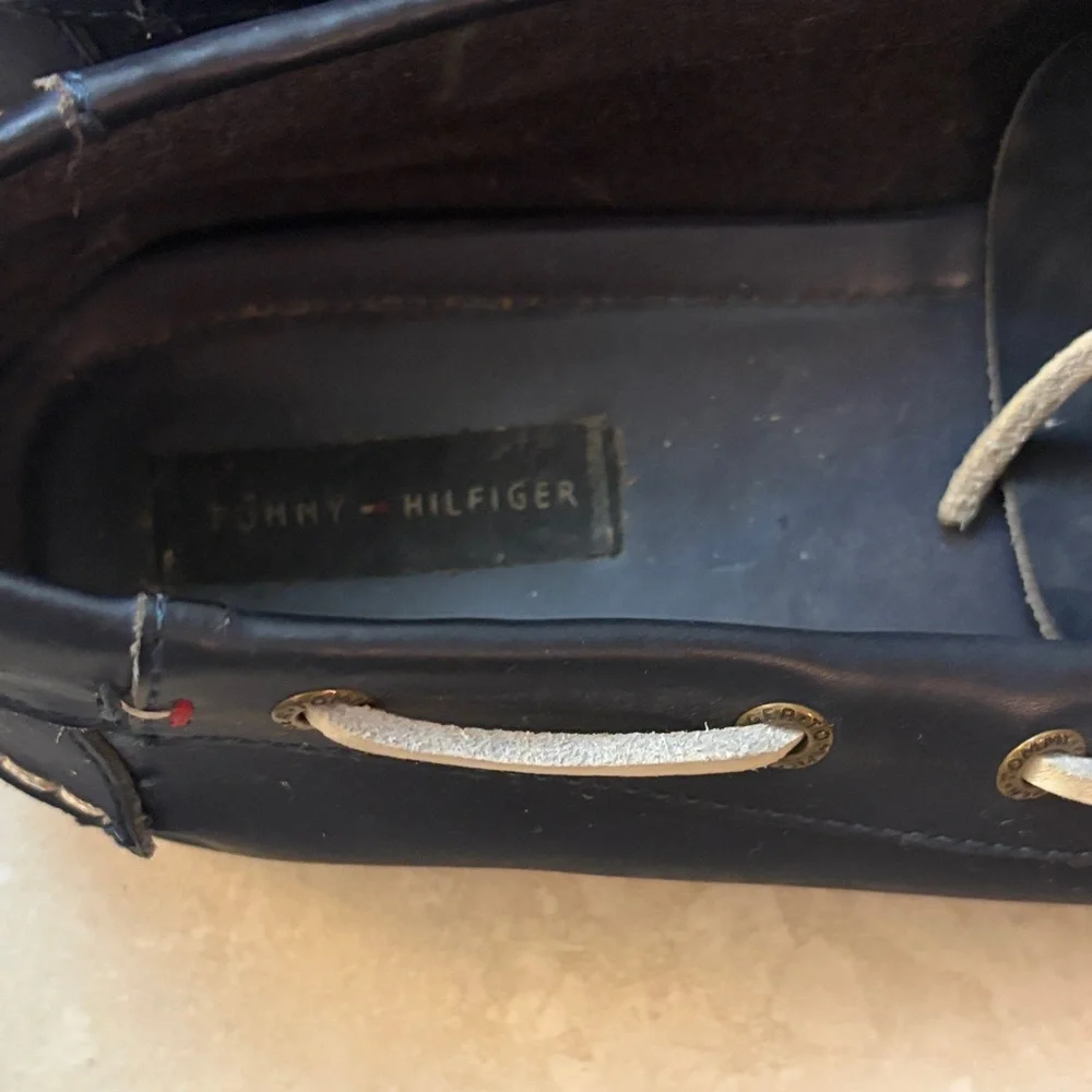 Tommy Hilfiger Dark Blue Boat Shoes